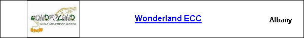 wonderland childcare